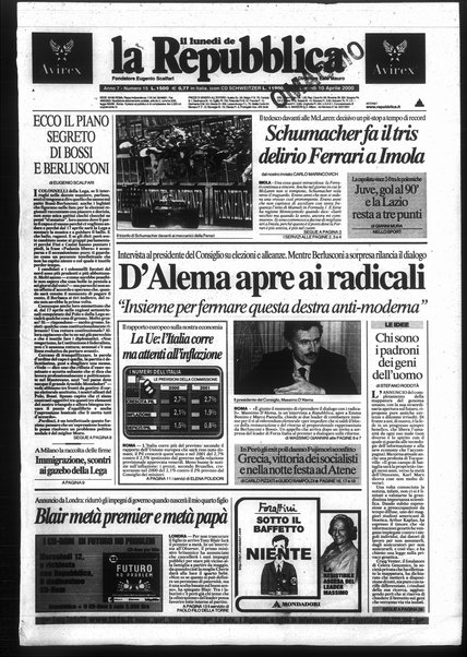 Il lunedì de La repubblica